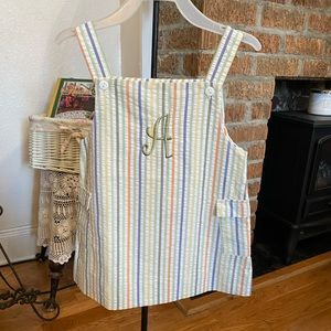 Royal Kidz Infant Girls Dress size 12 months monogrammed with Letter A